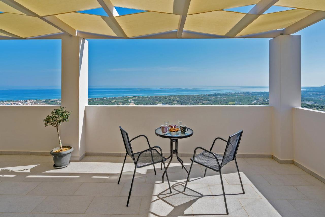 Alkistis Villa With Amazing Sea View Maroulas Екстер'єр фото