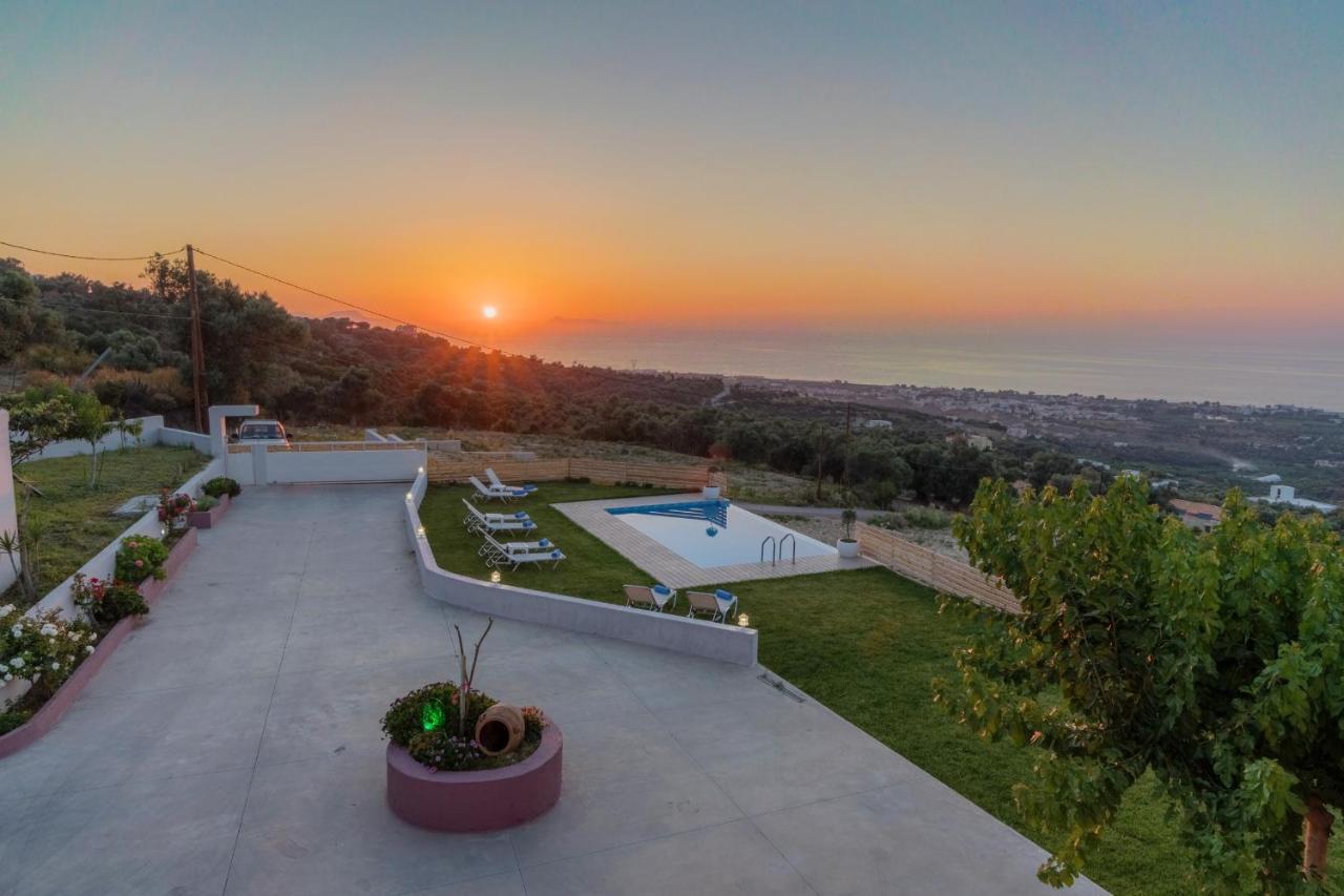 Alkistis Villa With Amazing Sea View Maroulas Екстер'єр фото