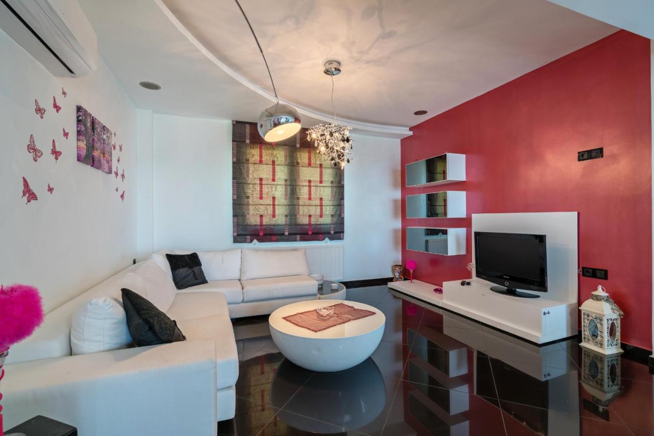 Alkistis Villa With Amazing Sea View Maroulas Екстер'єр фото