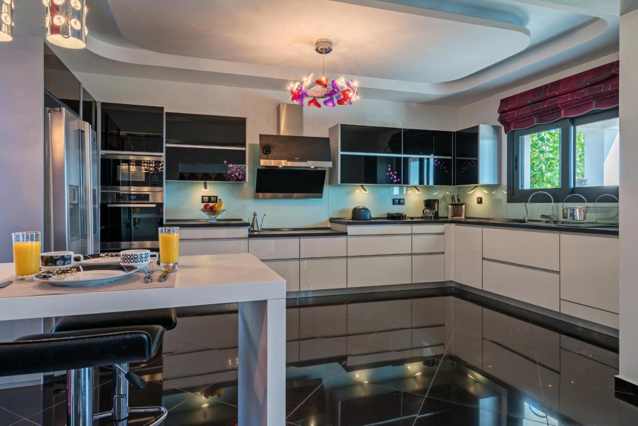 Alkistis Villa With Amazing Sea View Maroulas Екстер'єр фото