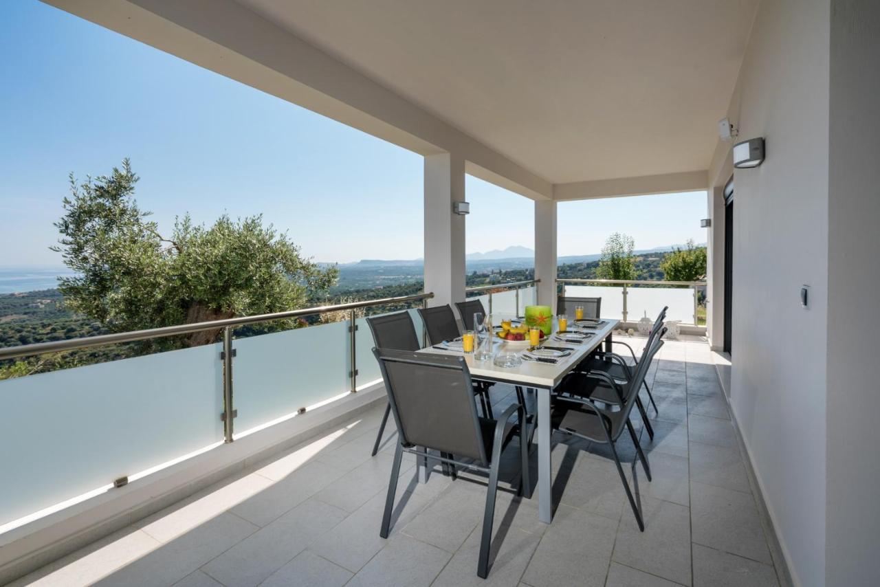 Alkistis Villa With Amazing Sea View Maroulas Екстер'єр фото
