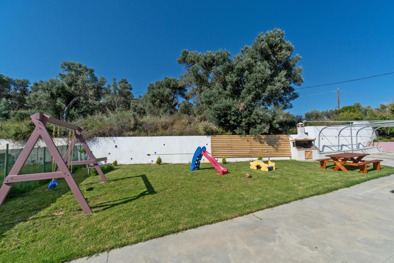 Alkistis Villa With Amazing Sea View Maroulas Екстер'єр фото