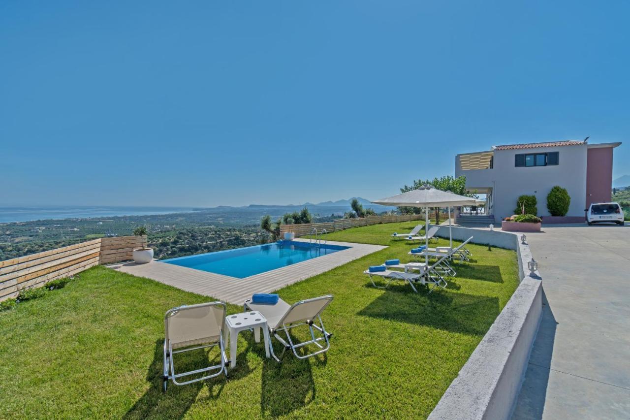 Alkistis Villa With Amazing Sea View Maroulas Екстер'єр фото