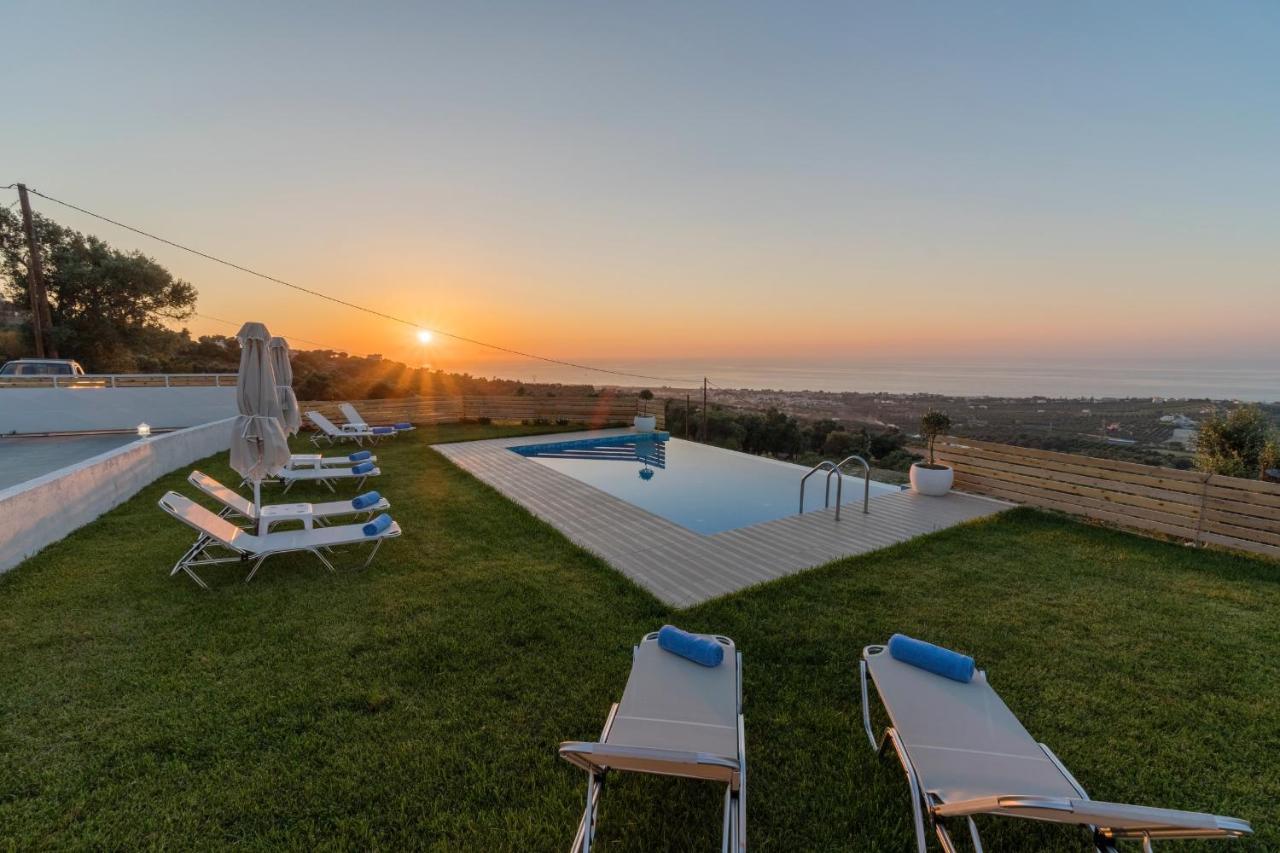 Alkistis Villa With Amazing Sea View Maroulas Екстер'єр фото