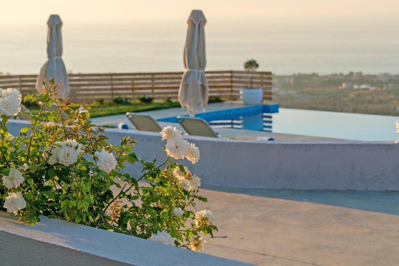 Alkistis Villa With Amazing Sea View Maroulas Екстер'єр фото