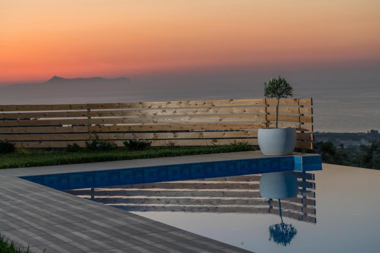 Alkistis Villa With Amazing Sea View Maroulas Екстер'єр фото