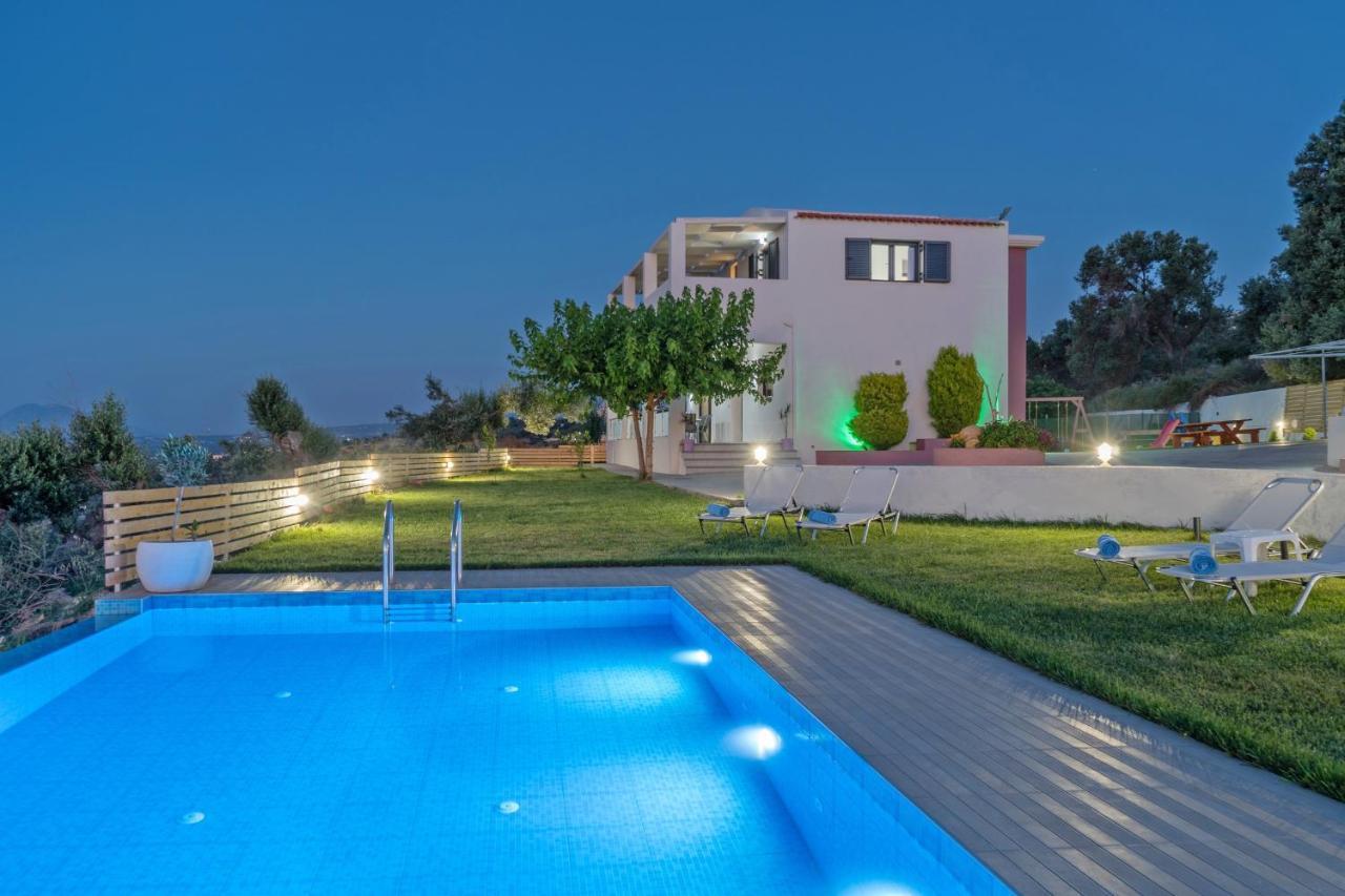 Alkistis Villa With Amazing Sea View Maroulas Екстер'єр фото