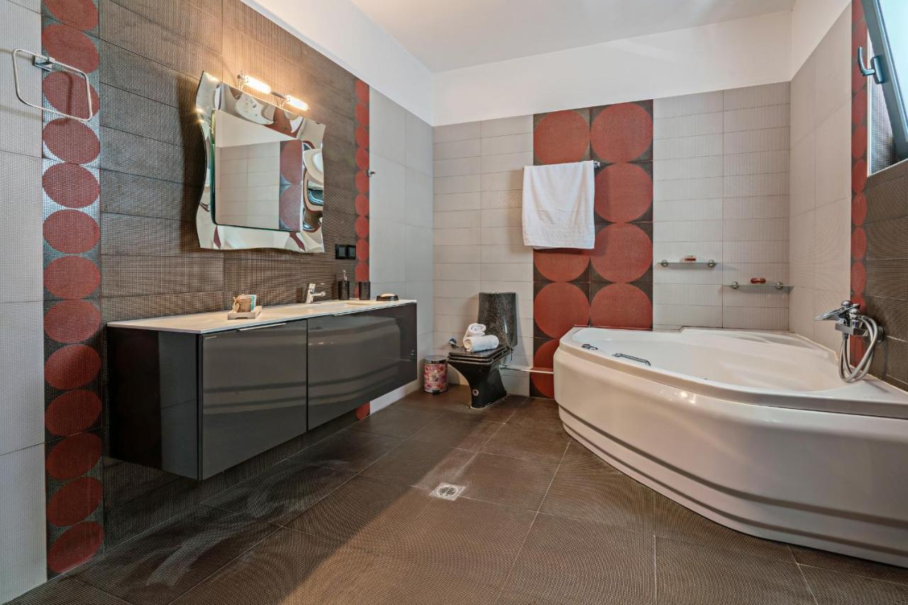 Alkistis Villa With Amazing Sea View Maroulas Екстер'єр фото