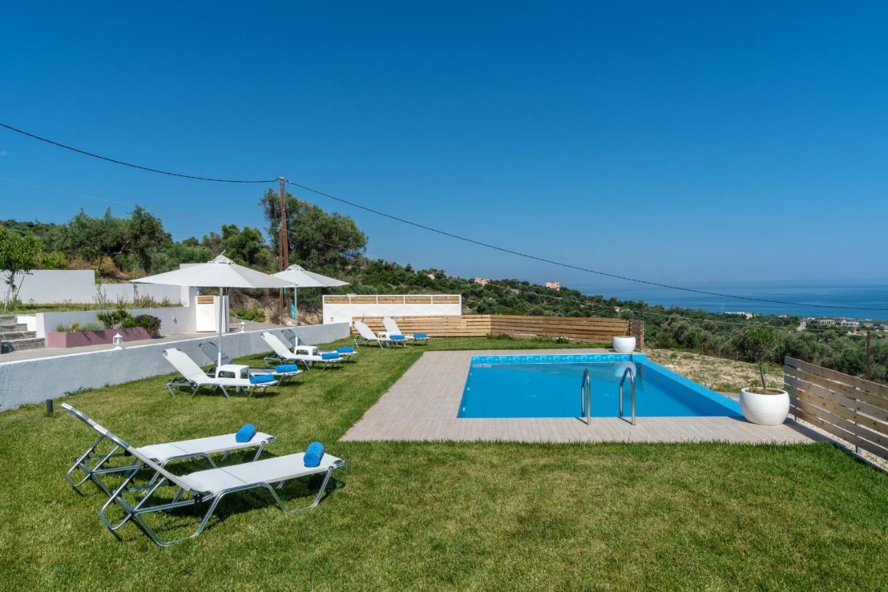 Alkistis Villa With Amazing Sea View Maroulas Екстер'єр фото